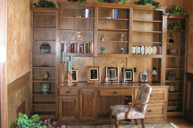 Example of a classic family room design in Dallas