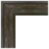 Rail Rustic Char Petite Bevel Wall Mirror 23.75 x 29.75 in.