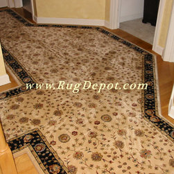 Dynamic Radiance Ivory - Black - Area Rugs