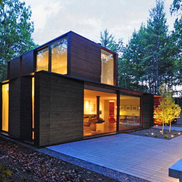 pleated house