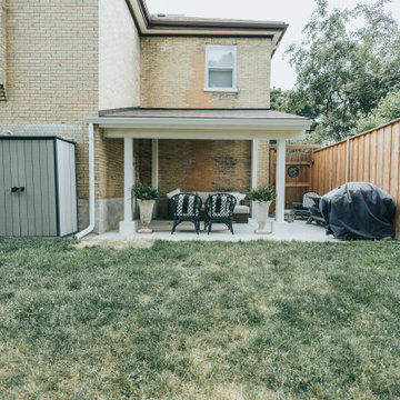 Pine Tongue & Groove Covered Patio