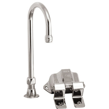 Delta Commercial Wall Mount Double Pedal Scrub Sink 1.5 GPM