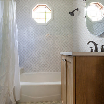 Mahogany Vanities & Rustic Hall Bath Vanity