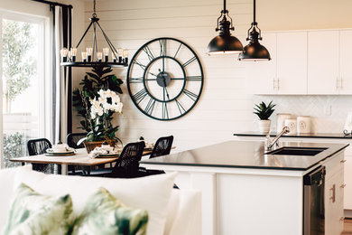 Inspiration for a farmhouse kitchen remodel in Other