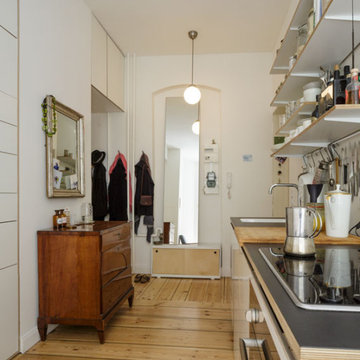 Sanierung kleine Altbauwohnung. Grundrissveränderung