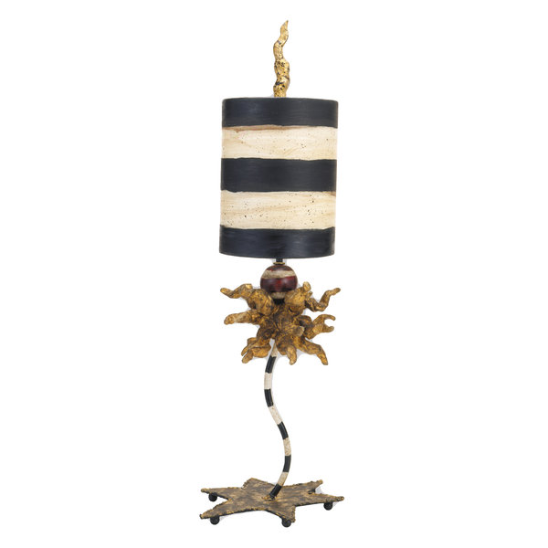 Flambeau LightingDominique Table Lamp Flambeau Flambeau Retro Single Light