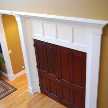Foyer closet doors