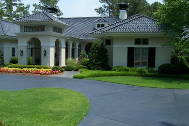 Inspiration for a timeless exterior home remodel in Raleigh