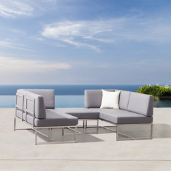 Lavita Furniture - ELEMENT Five Ways Outdoor Lounge System - Outdoor Lounges