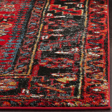 Safavieh Vintage Hamadan Collection VTH211 Rug, Red/Multi, 2'3" X 4'