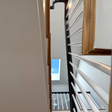 Project #142 | Transitional Staircase with Over-the-Post Balustrade