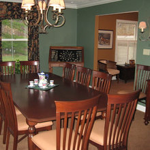 dining room and kitchen