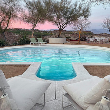 New custom pool/spa in Cahuilla Hills Palm Desert