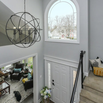 Arch-Top Window in Welcoming Entryway - Renewal by Andersen New Jersey / NYC