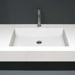 BASICO Integrated Sinks by Antonio Lupi - Bathroom Fixtures