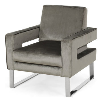 silver armchairs