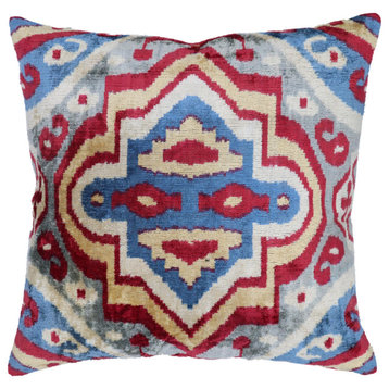 Canvello Geometric Multi Color Throw Pillows 20"x20"
