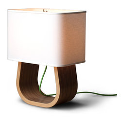 Michigan Left Table Lamp Walnut - Table Lamps