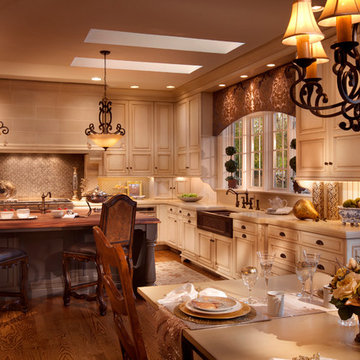 European Traditional Kitchen with French Influence