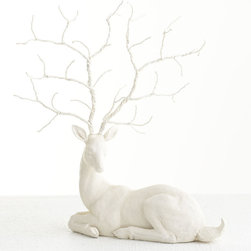 FESTIVE ORNAMENTAL DEER - NEW - Christmas Ornaments