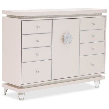 Aico Amini Glimmering Heights Dresser in Ivory