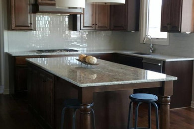 Transitional kitchen photo in Omaha