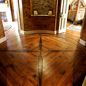 Hand Scraped Character Hickory Show Home