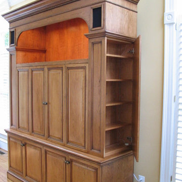 Entertainment Center with Hidden Storage