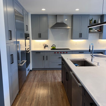 Gray Kitchen Design Sherman, CT