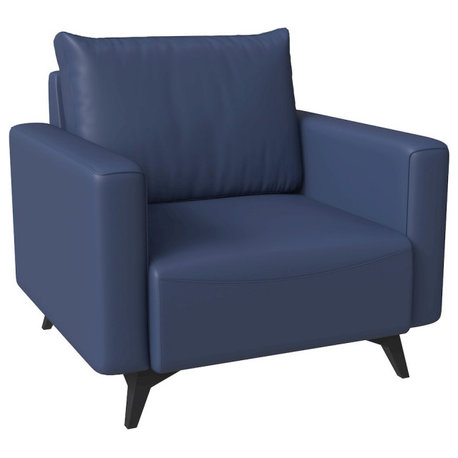 Inno Collection Single Seater Sofa In Dark Blue