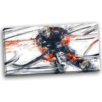 "Hockey in Motion" Canvas Painting