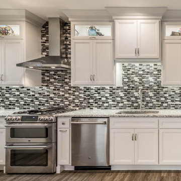 1800's Row House Kitchen Remodel with Marazzi Midpark Mosaics backsplash