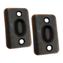 Designers Impressions - Replacement Ball Catch Strike Plates, Pair - Hinges