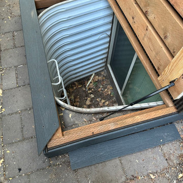 Basement access beautification and security