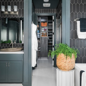Stylish Lake Forest Bathroom Remodel