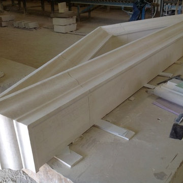 Custom Cut Lueders Limestone Carvings - Mezger