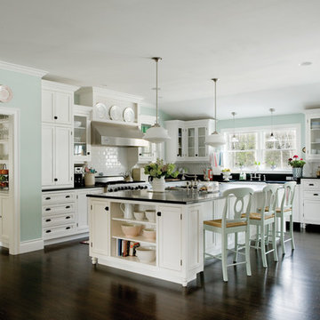 Petersburg Pendants above Kitchen Island