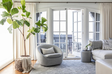 Living room - contemporary living room idea in San Francisco