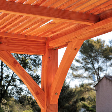 Trans-en-Provence - Création d'une pergola & de mobilier extérieur