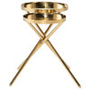 Elaine Gold Side Table