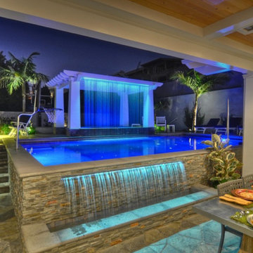 Fiberglass Pool with deck