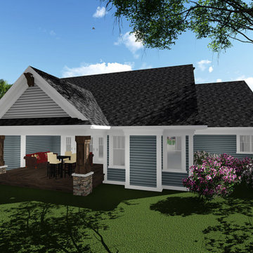 Craftsman Ranch Plan #56816