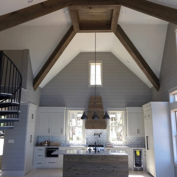 Whitewashed RubioMonocoat #2 Knotty Flooring in MS - kitchen