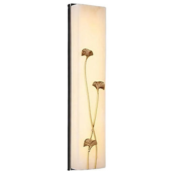 Creative Marble Wall Lamp in Chinese Style for Living Room, Bedroom, Ginkgo