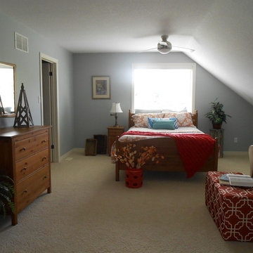 After home staging for real estate sale