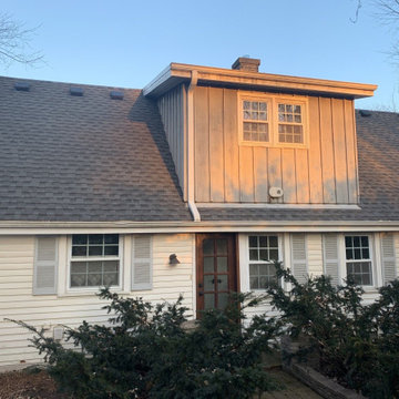 LP Smartside board and batten style.
