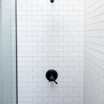 Skylight in Shower with Splash Guard Glass