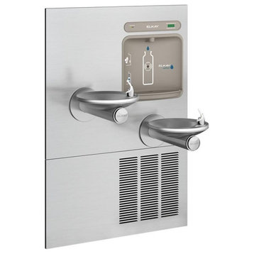 Elkay LZWS-LRPBM28K EZH2O Wall Mounted Bi-Level SwirlFlo Drinking - Stainless