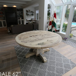 Round Reclaimed Wood Tables - Dining Tables