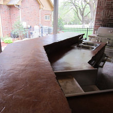 backyard kitchen